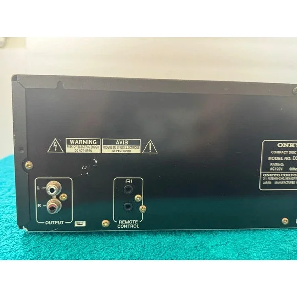 Onkyo DX-C340 6-CD Carousel Changer Player Black Vintage 1998 DXC340 - No Remote - Picture 9 of 12